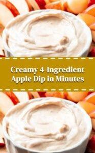 4-Ingredient Cream Cheese Apple Dip