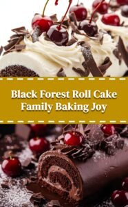 Black Forest Roll Cake