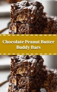 Chocolate Peanut Butter Muddy Buddy Bars