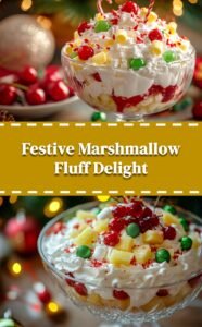 Christmas Marshmallow Fluff Salad