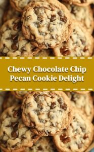 Classic Chewy Chocolate Chip Pecan Cookies