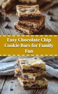 Classic Lazy Chocolate Chip Bars