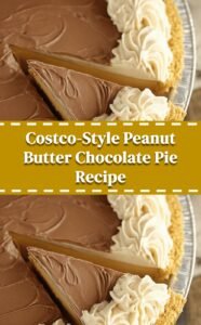 Costco Copycat Peanut Butter Chocolate Pie Recipe