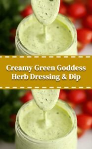 Creamy Green Goddess Dressing and Dip