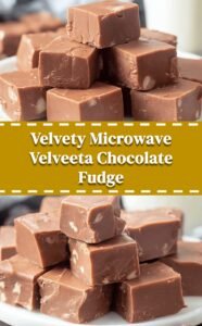 Creamy Microwave Velveeta Chocolate Fudge