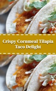 Crispy Cornmeal Tilapia Tacos
