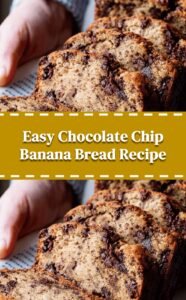Easy Moist Chocolate Chip Banana Bread Staple