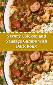 Flavorful Chicken and Sausage Gumbo with Dark Roux