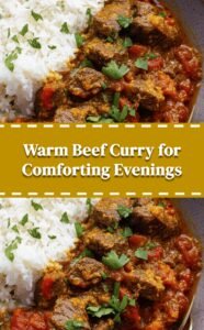 Hearty Beef Curry for Cozy Dinners