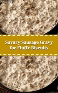 Hearty Sausage Gravy for Biscuits