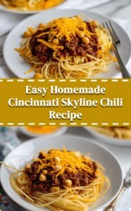 Homemade Cincinnati Skyline Chili: Easy Ohio Classic Recipe