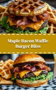Maple Bacon Waffle Burger
