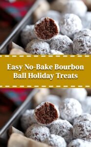 No-Bake Bourbon Ball Holiday Treats