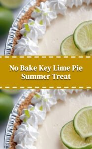 No Bake Key Lime Pie Summer Delight