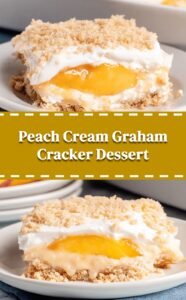 No-Bake Peach Yum Yum Delight