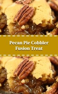 Pecan Pie Cobbler Fusion Delight