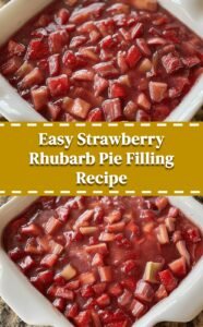 Perfect Strawberry Rhubarb Pie Filling Recipe