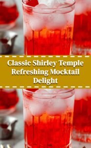 Shirley Temple Classic Refreshing Drink