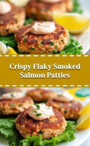 Smoked Salmon Patties with Crispy Flaky Texture