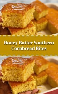 Southern-Style Honey Butter Cornbread Poppers 🌽✨