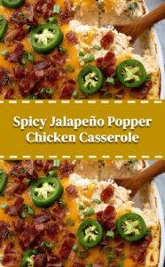 Spicy Jalapeño Popper Chicken Bake