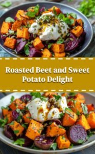Warm Beet and Sweet Potato Salad