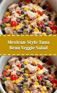 Zesty Mexican Tuna Salad with Beans and Veggies