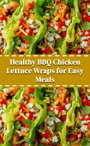 BBQ Chicken Lettuce Wrap Delight