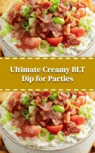 Bacon Lettuce Tomato Dip Delight