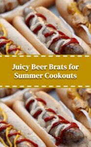 Beer Brats Recipe for Summer BBQs