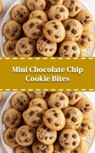Bite-Sized Chocolate Chip Cookie Delights