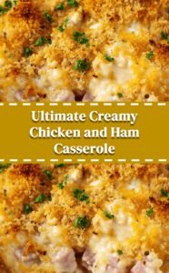 Cheesy Chicken Ham Bake