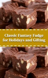 Classic Homemade Fantasy Fudge Delight