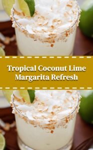 Coconut Lime Margarita Tropical Twist