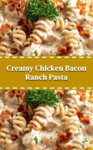 Creamy Chicken Bacon Ranch Pasta Delight