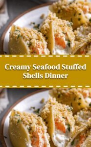 Creamy Seafood Stuffed Pasta Shells