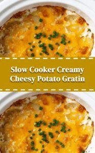 Creamy Slow Cooker Potato Gratin