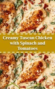 Creamy Tuscan Chicken Cutlets with Spinach
