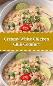 Creamy White Chicken Chili Delight