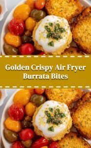 Crispy Air Fryer Burrata Bites