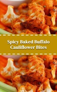 Crispy Baked Buffalo Cauliflower Bites