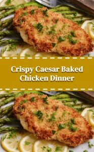 Crispy Baked Caesar Chicken