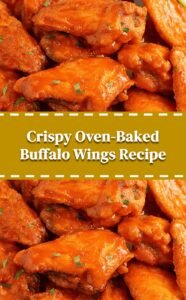 Crispy Buffalo Baked Wings