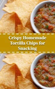 Crispy Homemade Tortilla Chips Recipe