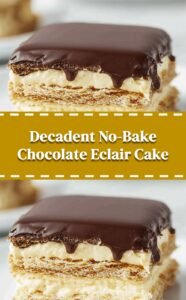 Decadent Chocolate Eclair Dessert