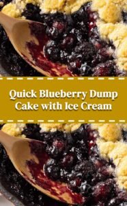 Easy Blueberry Dump Cake Delight