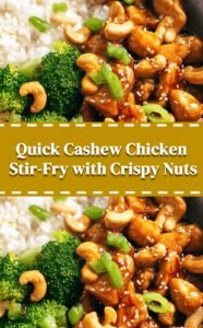 Easy Cashew Chicken Stir-Fry with Crunchy Nuts