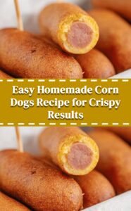 Easy Homemade Corn Dogs Recipe