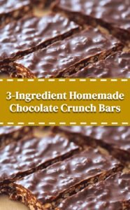 Easy Homemade Crunch Bars Recipe