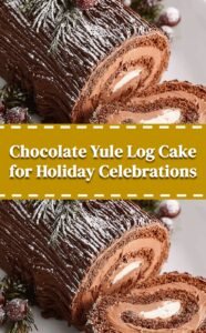 Festive Yule Log Dessert Delight